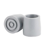 Drive Medical RTL10386GB Rubber Bottom Tip for Walkers & Mobility Equipment, 1-1/8 in Dia.