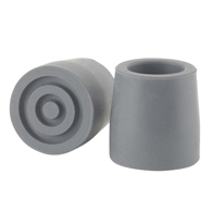 Drive Medical RTL10389GB Rubber Bottom Tip for Walkers and Mobility Equipment Legs, 1" Diameter