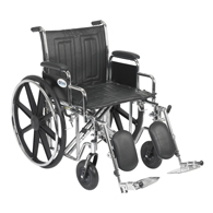 Drive STD20EC 20" Sentra EC Wheelchair-Desk Arms-Elevating Leg Rests