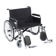 Drive STD26EC 26" Sentra EC Wheelchair-Full Arm-Elevate Leg Rest
