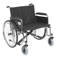 Drive STD26ECDFA Sentra EC Extra Wide Wheelchair-Full Arms-26" Seat