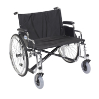 Drive STD28ECDDA Sentra EC Extra Wide Wheelchair-Desk Arms-28" Seat
