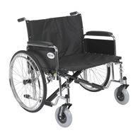 Drive STD30ECDFA Sentra EC Extra Wide Wheelchair-Full Arms-30" Seat