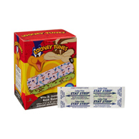 Dukal 1076737 Looney Tunes Stat Strip - Wile Coyote & Roadrunner, Adhesive Strip, 3/4 x 3 in (BX)