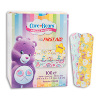 Dukal 980579 Stat Strip Adhesive Strip Bandage, Kid Design- Care Bears (BX/100)