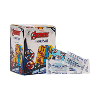 Dukal 897043 Stat Strip Adhesive Strip Bandage, Kid Design- Black Panther/Cap'n America (BX/100)