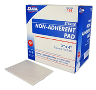 Dukal Dukal 134-Dukal Nonadherent Dressing, 3 x 4 in (BX/100)