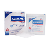 Dukal Dukal 1412-Dukal Sterile Gauze Sponge, 4 x 4 in (CS/1200)