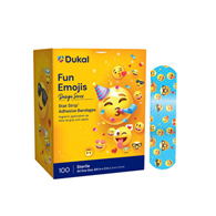 Designer Series with Stat Strip Technology Dukal 15606-American White Cross First Aid Emojis Kid Design Adhesive (CS/12)