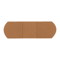 American White Cross Dukal 1595033-American White Cross Tan Adhesive Strip, 1 x 3 in (CS/1200)