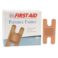 American White Cross Dukal 1602033-American White Cross Adhesive Strip, 1-1/2 x 3 in (BX/100)