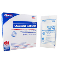 Dukal Dukal 5590-Dukal Sterile Abdominal Pad, 5 x 9 in (BX/25)