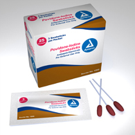 Dynarex 1202-Dynarex Povidone Iodine Swabsticks (BX/25)