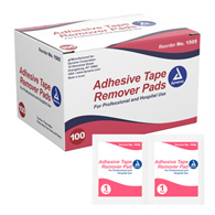 Dynarex 1505-dynarex Adhesive Remover, 32.5 x 68 mm Wipe (BX/100)