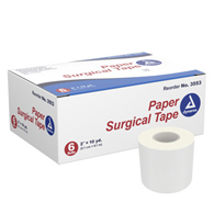 Dynarex Dynarex 3553-dynarex Paper Medical Tape, 2 Inch x 10 Yard, White, Paper Tapes (BX)