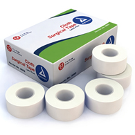 Dynarex Dynarex 3562-dynarex Cloth Medical Tape, 1 Inch x 10 Yard, White, Cloth Tapes (BX)