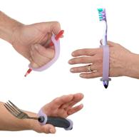 EaZyHold 104 Adaptive Grip Aid, Lavender 2 Pack (large w/ small holes)