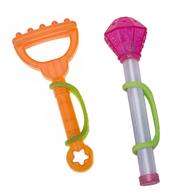 EaZyHold 106 Adaptive Grip Aid, Green 2 Pack (small w/ medium holes)