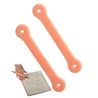 EaZyHold 109 Adaptive Grip Aid, Orange 2 Pack, (medium w/ small holes)