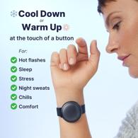 Embr Wave Cooling and Warming Wristband - Personalized Thermal Relief  - Black