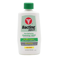 Bactine MAX Emerson Healthcare 811-14-Bactine MAX Pain Relieving Antiseptic, 4 oz Bottle, First Aid (CS/24)