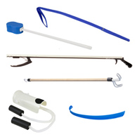 FabLife 66-0320 ADL Hip/Knee Kit - Reacher, Shoehorn, Dress Stick, Leg Lifter, Sock Aid, Sponge
