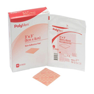 PolyMem Ferris Manufacturing 5033-PolyMem Nonadhesive without Border Foam Dressing, 3 x 3 in, Foams (CS/60)