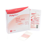 PolyMem Ferris Manufacturing 7042-PolyMem Pink/White Adhesive Strip, 2 x 4 in (CS/100)