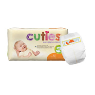 Cuties Complete Care First Quality CDB001-Cuties Complete Care Diapers, Size 1, Baby Diapers (CS)