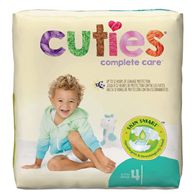 Cuties Complete Care First Quality CDB004-Cuties Complete Care Diapers, Size 4, Baby Diapers (CS)