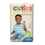 Cuties Complete Care First Quality CRD701-Cuties Essential Diaper, Size 7, Briefs & Diapers (CS)