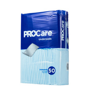 ProCare First Quality CRF-150-ProCare Incontinence Underpads, Moisture-Proof, Absorbent, Comfortable, Blue, Underpads (CS/150)