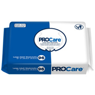 ProCare First Quality CRW-096-ProCare Personal Wipes, Soft Pack, Aloe & Vitamin E, Scented, Perineal Wipes (CS/576)