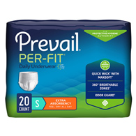 Prevail Per-Fit First Quality PF-511-Unisex Adult Absorbent Underwear Prevail Per-Fit Pull On with Tear Away Seams (CS/80)