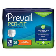 Prevail Per-Fit First Quality PF-517/1-Unisex Adult Absorbent Underwear Prevail Per-Fit Pull On with Tear Away Seams (CS/80)