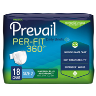 Prevail Per-Fit 360° First Quality PFNG-013/1-Prevail Per-Fit 360° Daily Briefs, Maximum Plus, Large, Adult Briefs & (CS/72)