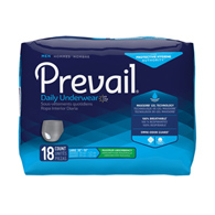 Prevail Men's Daily Underwear First Quality PUM-513/1-Prevail Men's Daily Underwear Maximum Absorbent Underwear, Large (CS/72)