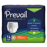 Prevail PV-5 Extra Absorbency Unisex Protective Underwear - Small to 2XL - Pack Quantities