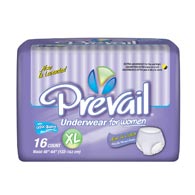 Prevail PWC-514 Classic Fit Underwear for Women-Extra Large-64/Case