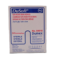 DuSoft Gentell 84918-Ducare Drain Sponge, 2 x 2 Inch, I.V. & Tracheostomy Dressings (CS)