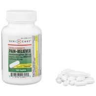 McKesson Geri-Care 226-01-GCP-Geri-Care Acetaminophen/Aspirin/Caffeine Pain Relief, Pain Relief (CS/1200)