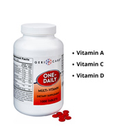 Geri-Care Geri-Care 501-10-GCP-Geri-Care One-Daily Multivitamin Supplement, Multivitamins (BT)