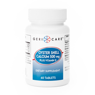Geri-Care Geri-Care 742-06-GCP-Geri-Care Oyster Shell Calcium with Vitamin D-3 Joint Health Supplement, Calcium (CS/12)