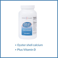 Geri-Care Geri-Care 742-25-GCP-Geri-Care Oyster Shell Calcium Plus Vitamin D Joint Health Supplement, Calcium (CS/12)