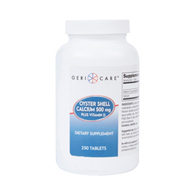 Geri-Care Geri-Care 742-25-GCP-Geri-Care Oyster Shell Calcium Plus Vitamin D Joint Health Supplement, Calcium (CS/12)