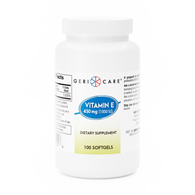 McKesson Brand Geri-Care 753-01-GCP-Geri-Care Vitamin E Supplement, Vitamins & Minerals (BT)