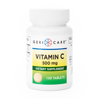 Geri-Care Geri-Care 841-01-GCP-Geri-Care Ascorbic Acid Vitamin C Supplement, Vitamin C Supplements (CS/12)