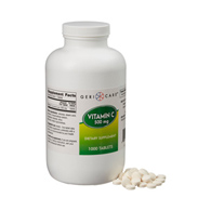 Geri-Care Geri-Care 841-10-GCP-Geri-Care Ascorbic Acid Vitamin C Supplement, Vitamin C Supplements (BT/1000)