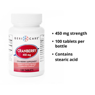 Geri-Care Geri-Care 845 01 GCP-Geri-Care Cranberry Extract Dietary Supplement Minerals (CS)