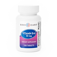 Geri-Care Geri-Care 853-01-GCP-Geri-Care Vitamin B-6 Supplement, Vitamins & Minerals (CS)